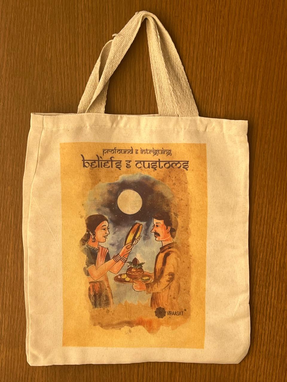 VIRAASAT’S BELIEFS & CUSTOMS TOTE BAG (set of 5)