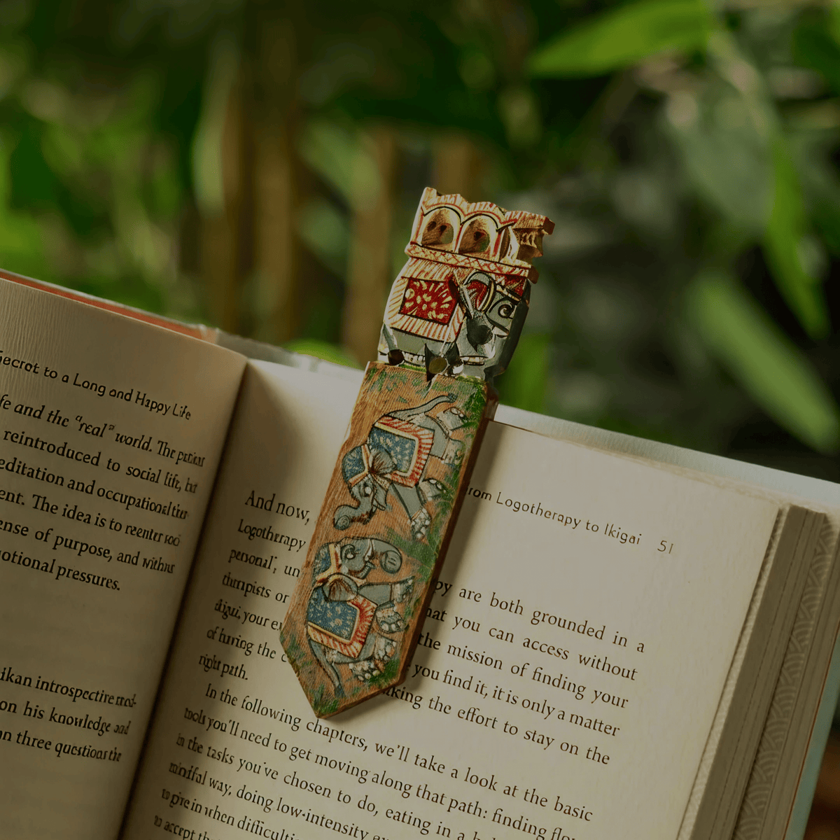 Wooden Exquisite Bookmark (Pack of 2)