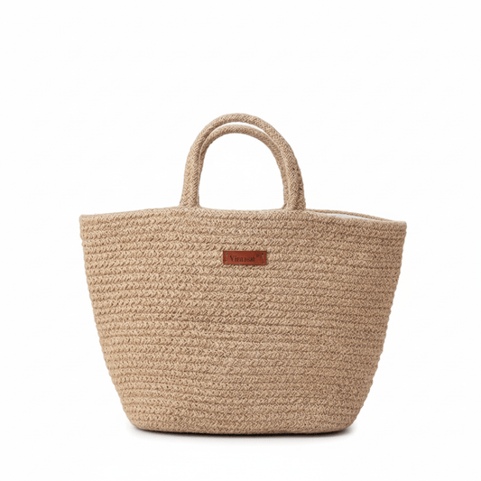 Handmade Jute Bag – Crafted with Purpose, Carried with Pride | Beige