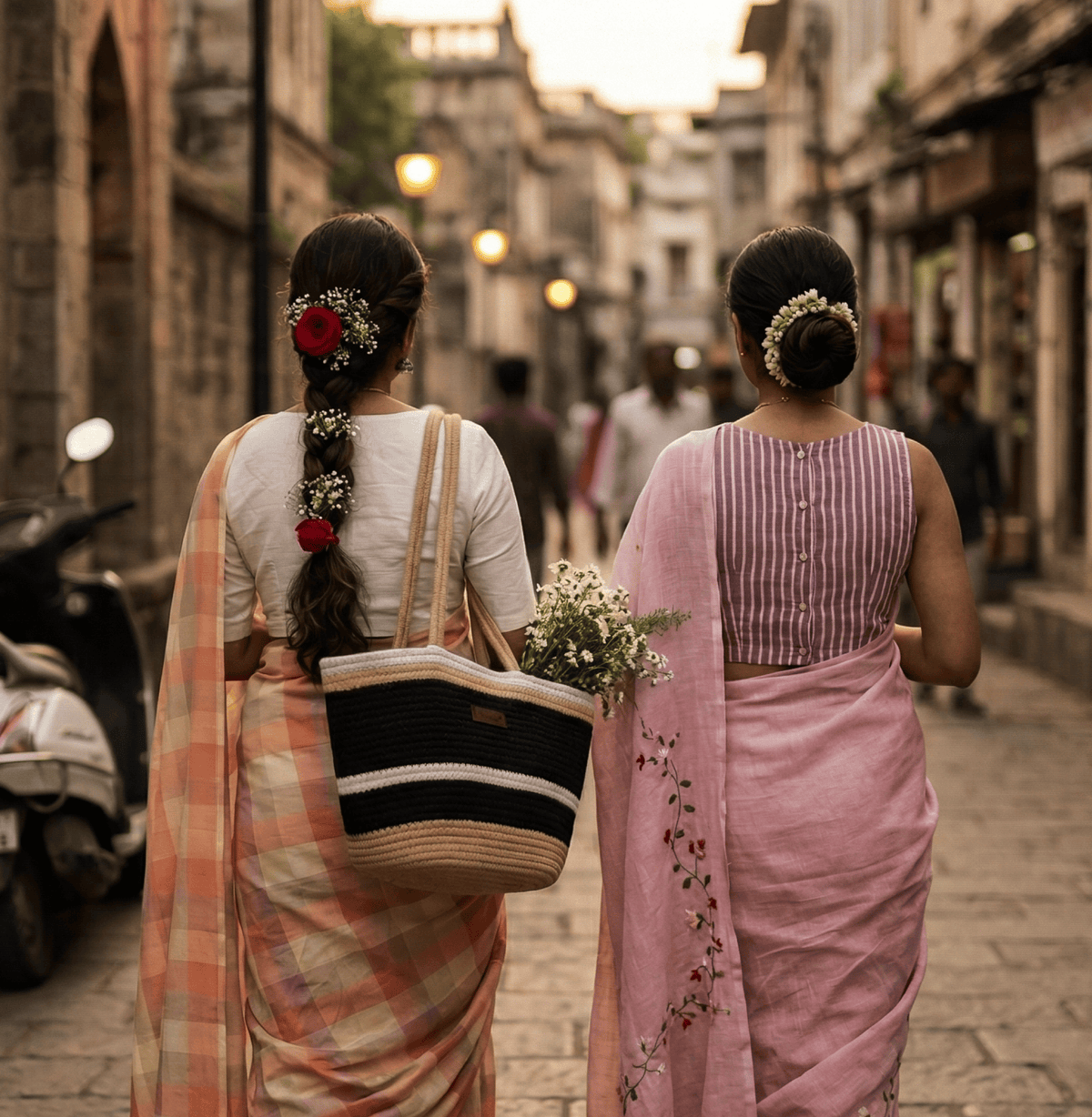 Handmade Jute Bag – Crafted with Purpose, Carried with Pride | Black multi