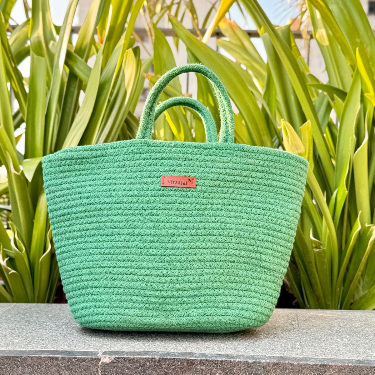Handmade Jute Bag – Crafted with Purpose, Carried with Pride | GREEN