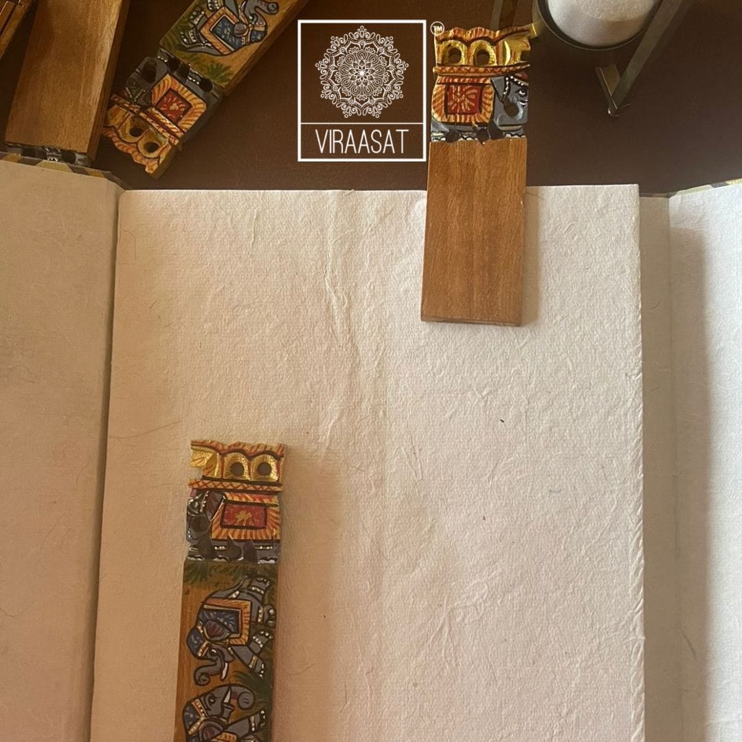 Wooden Exquisite Bookmark (Pack of 2)