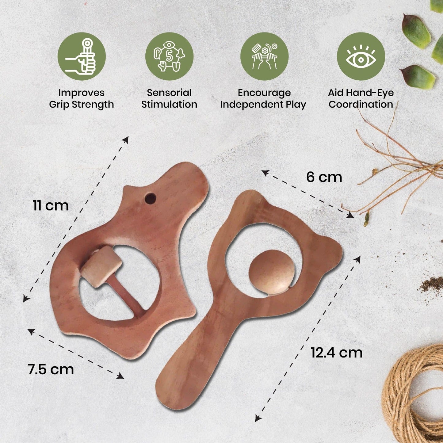 VIRAASAT’S NEEM WOOD TOYS FOR KIDS